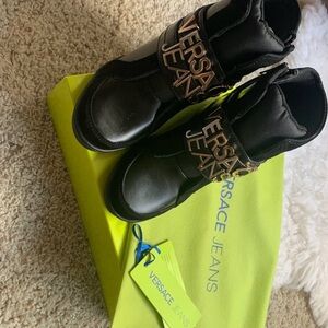 Versace Jeans Collection Black Sneakers